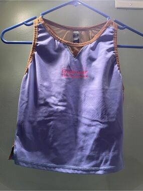 The North Face Purple Tank with Brown Trim